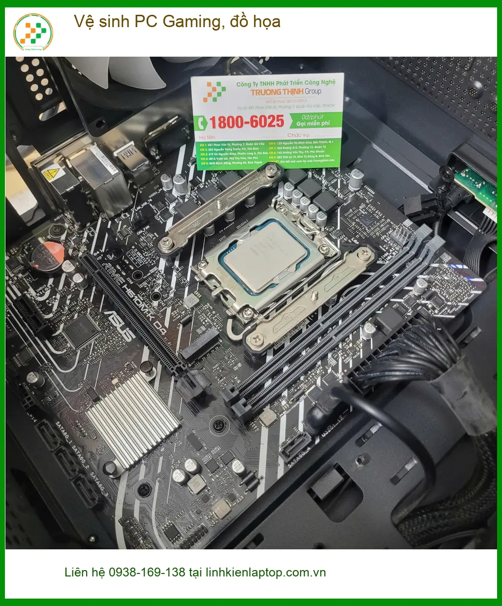 Bác Lâm kiến trúc sư tìm trung tâm vệ sinh PC Gaming, đồ họa Quận Tân Bình uy tín ảnh thực tế 2