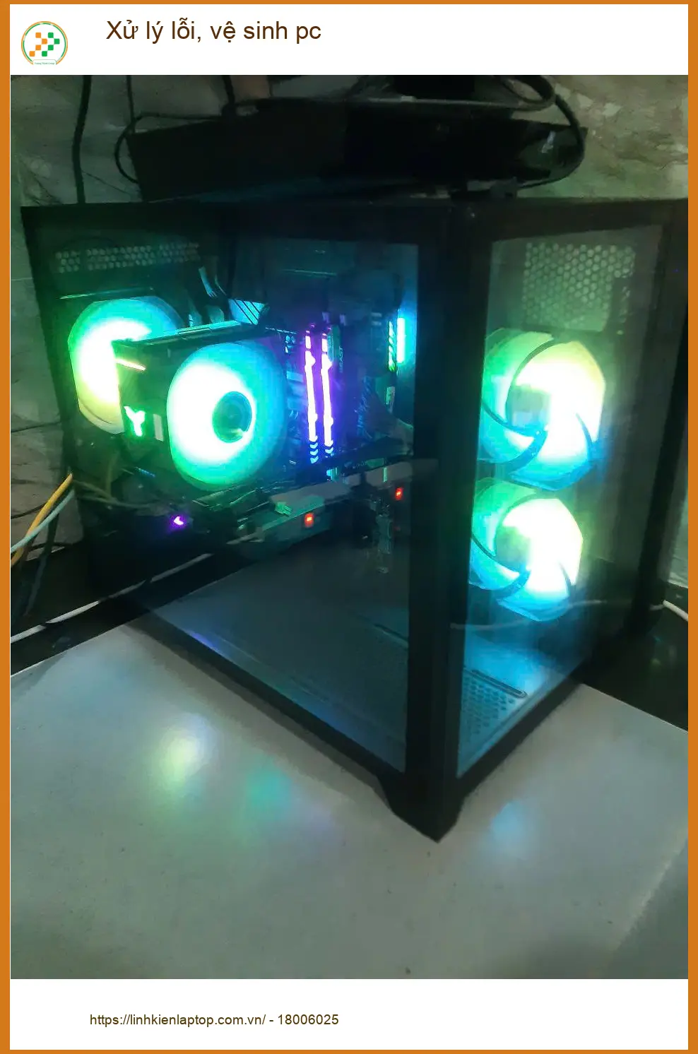 Dịch vụ xử lý lỗi, vệ sinh PC Quận Tân Bình - Chú Phước IT đánh giá ảnh thực tế 1