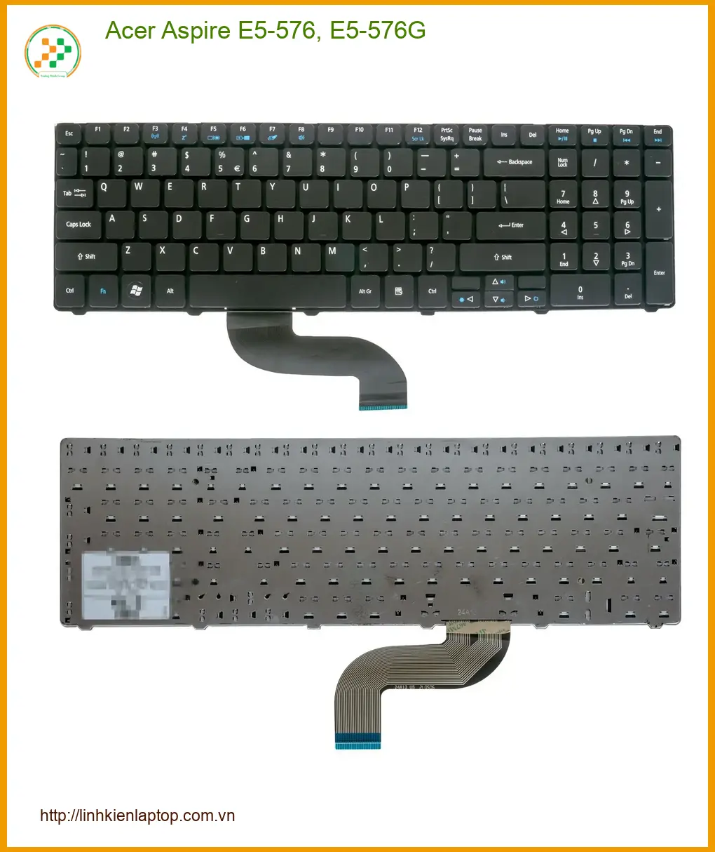 Bàn phím Acer Aspire E5-576 E5-576G - Lắp Đặt Gấp, Giá Sinh Viên