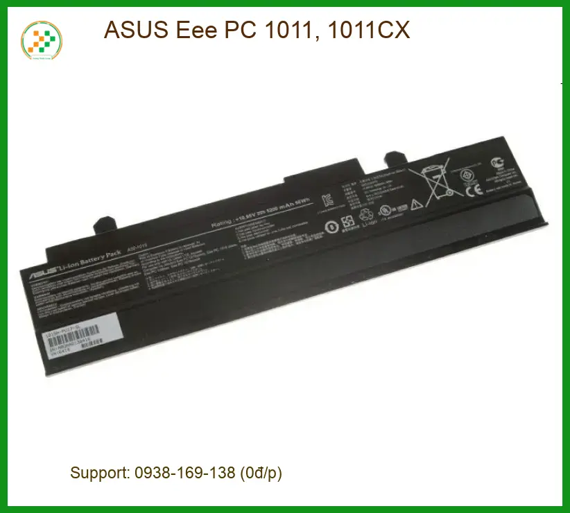 Pin Laptop ASUS Eee PC 1011, 1011CX - Thay Nhanh | Giá Rẻ | Tại TPHCM