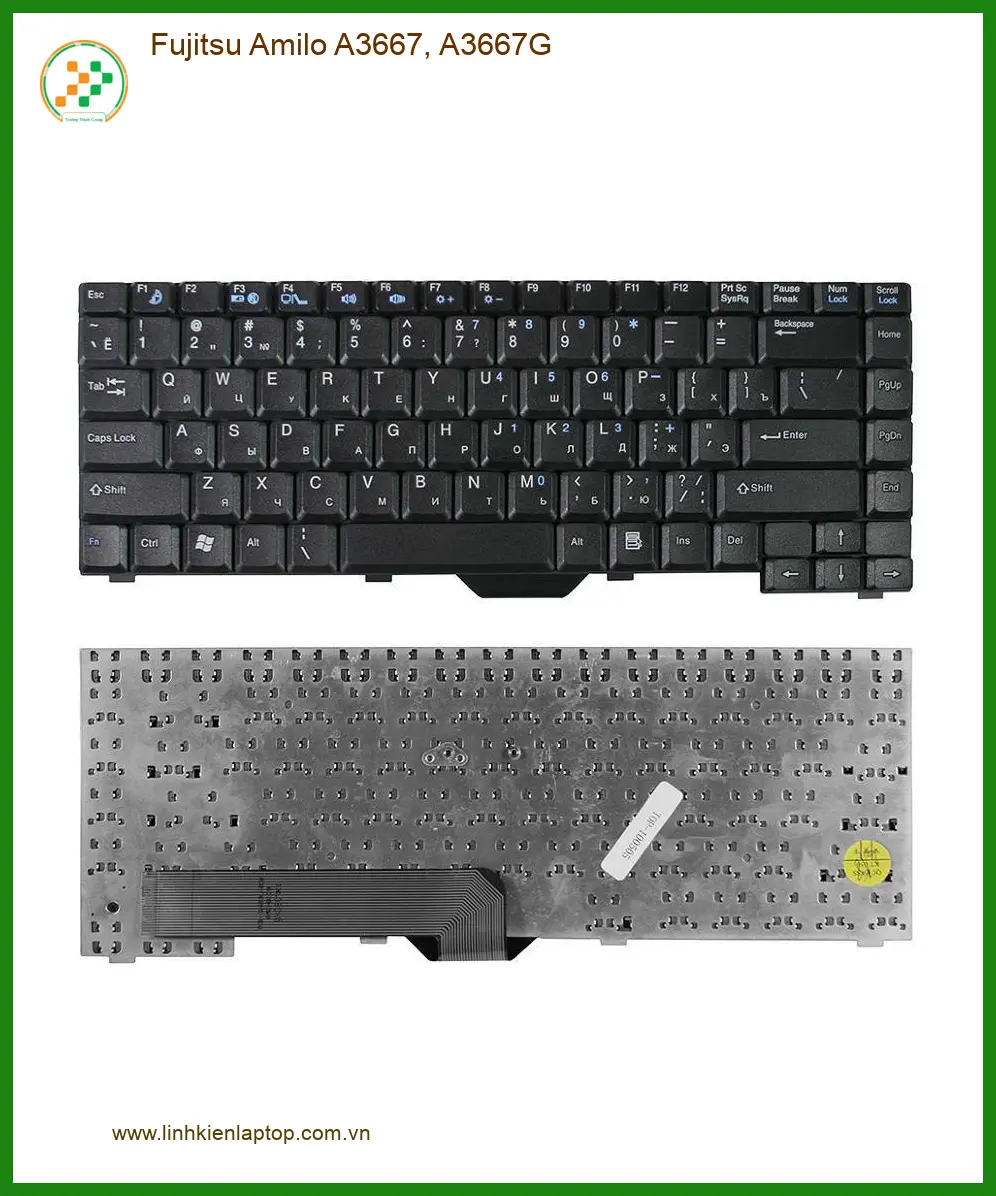 Bàn phím Laptop Fujitsu Amilo A3667/A3667G - Thay Tại Chỗ | Giá Rẻ TPHCM