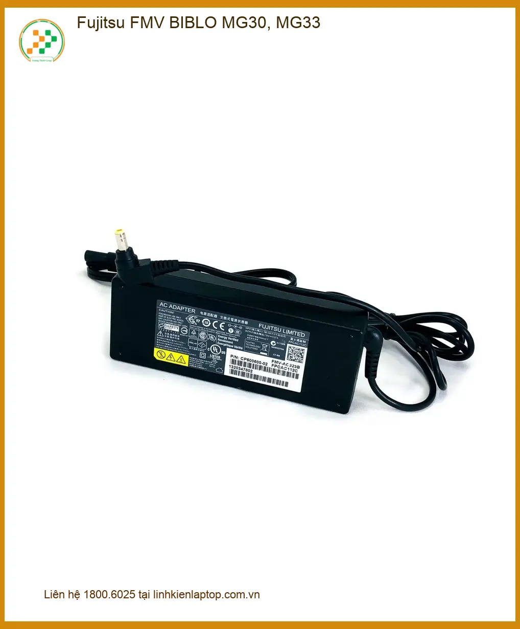 Sạc Laptop Fujitsu FMV BIBLO MG30, MG33 - Thay Mới Lấy Liền Giá Rẻ TPHCM
