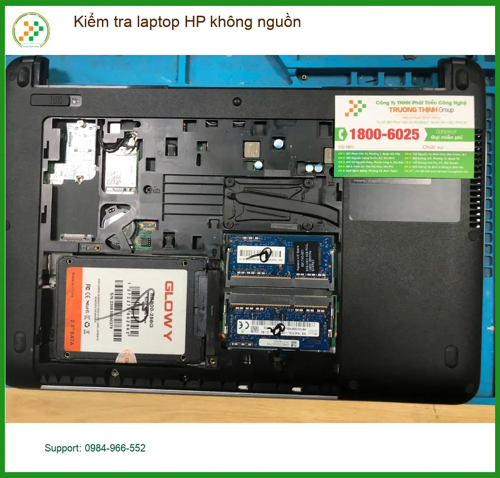 Chị Vy designer cần Tiệm kiểm tra laptop HP không nguồn Quận Bình Tân lấy ngay ảnh thực tế 1