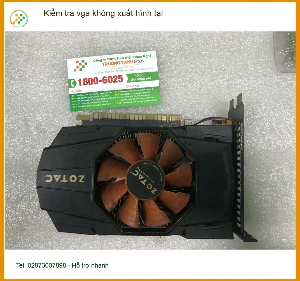 Thợ kiểm tra VGA không xuất hình tại Quận Bình Tân - Anh Khải kiến trúc sư ảnh thực tế 1