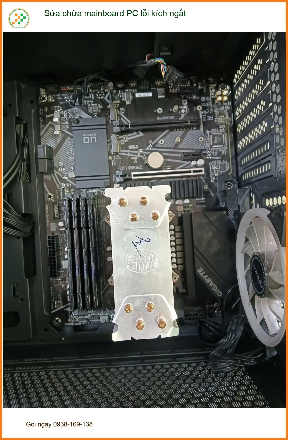 Chị Thanh đánh giá dịch vụ sửa chữa mainboard PC lỗi kích ngắt Quận 7 ảnh thực tế 2