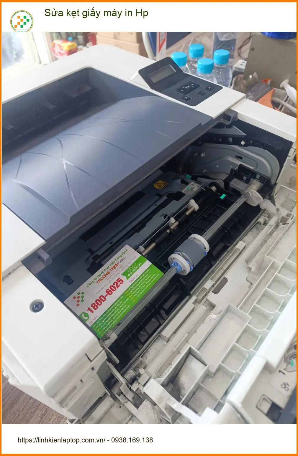 Thợ sửa kẹt giấy máy in Hp Quận Tân Phú cứu chú Quang giám đốc marketing ảnh thực tế 1