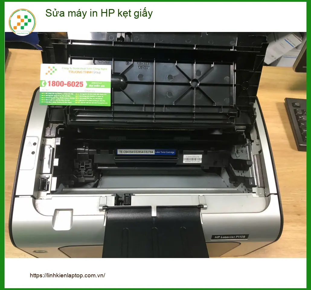 Chị Thảo kế toán sửa máy in HP kẹt giấy - Trung tâm uy tín Quận Bình Tân ảnh thực tế 1