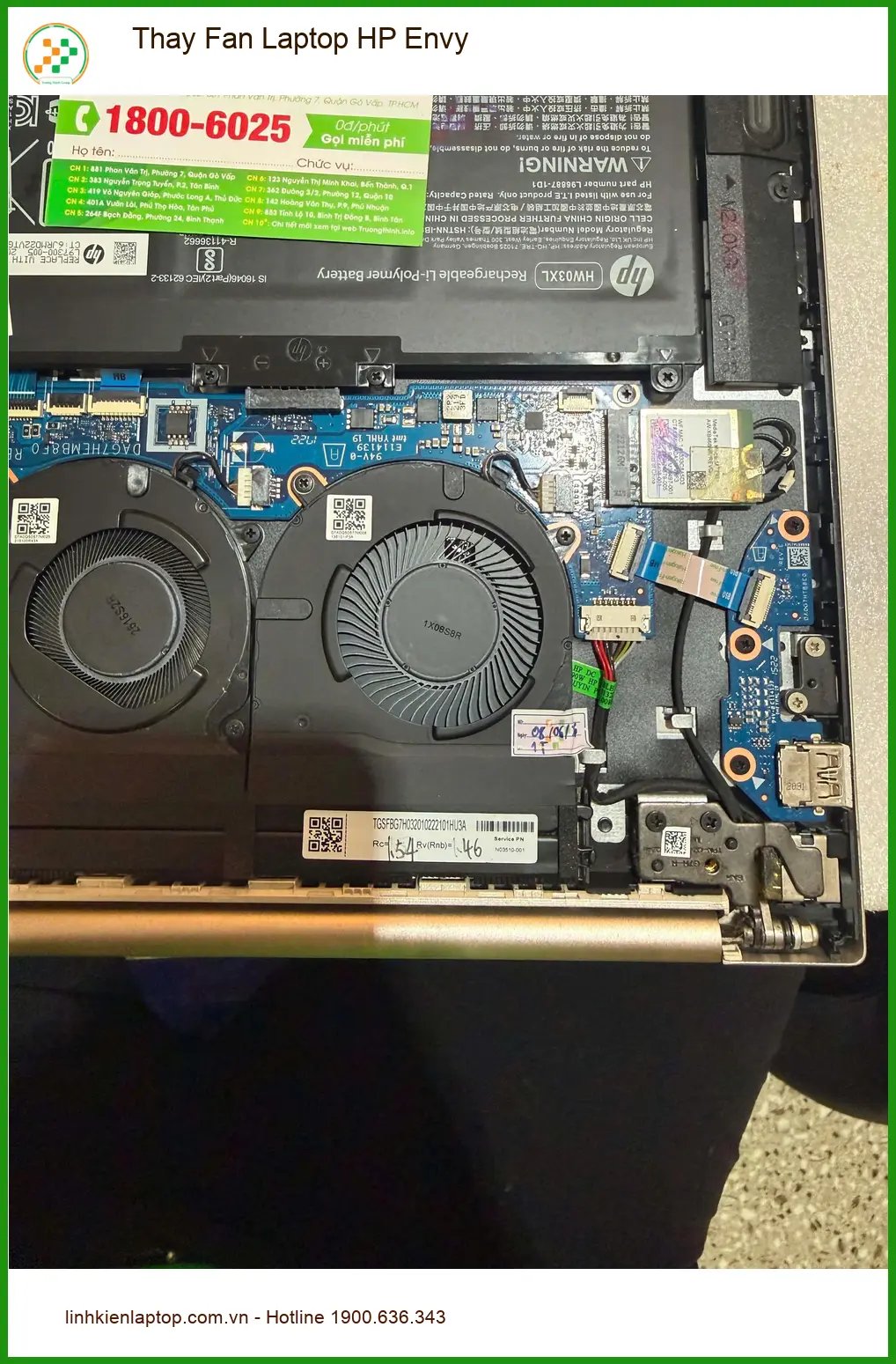 Chị Mai nhân viên văn phòng bận rộn tìm Trung tâm Thay Fan Laptop HP Envy Quận 7 - Lấy ngay ảnh thực tế 2