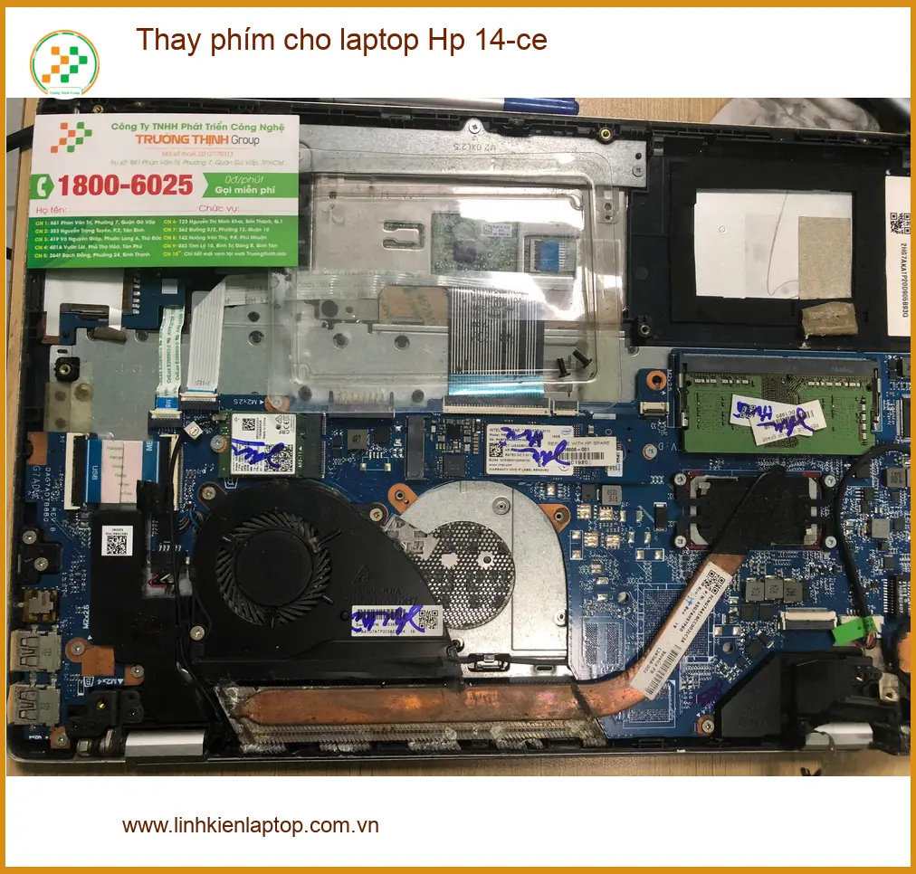 Chị Thảo giáo viên tìm chỗ thay phím laptop HP 14-ce Quận Bình Tân ảnh thực tế 1
